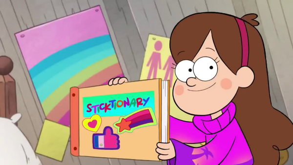 Наклейки Гравити Фолз Мэйбл и Диппер