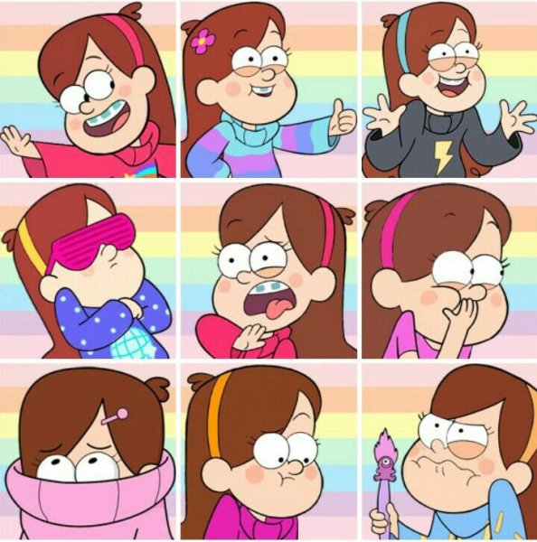 Наклейки Гравити Фолз Мейбл