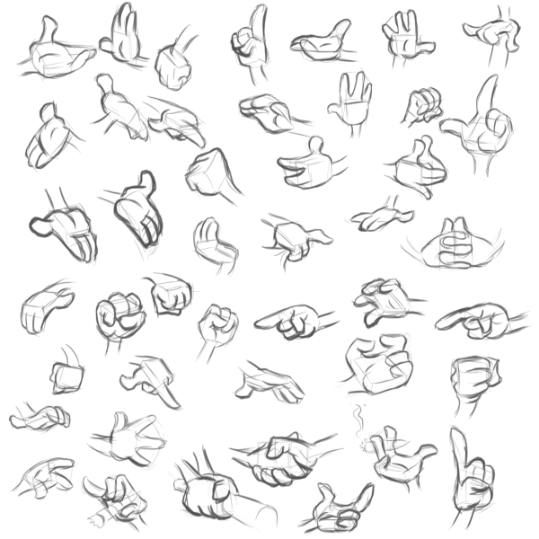 Мультяшные руки