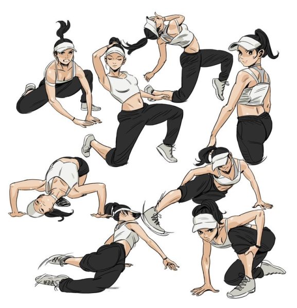 Тела для рисования в разных позах