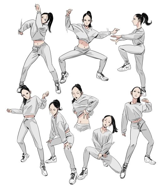 Рука спереди референс