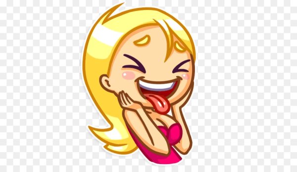 Стикер смех