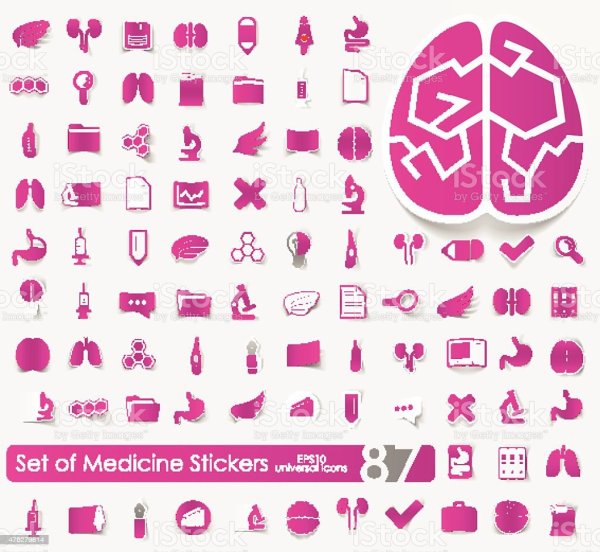 Медицинские Стикеры в Инстаграмм