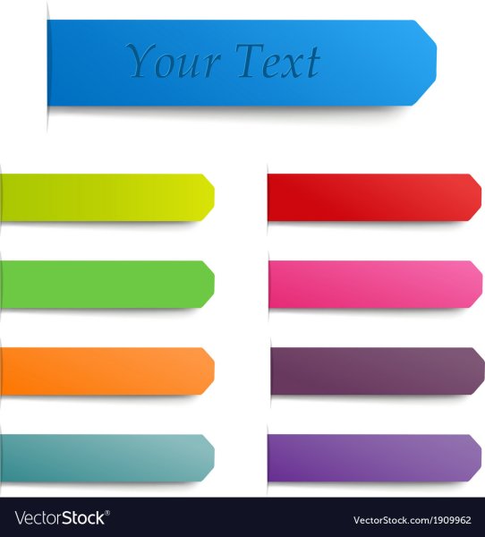 Стикер длинный