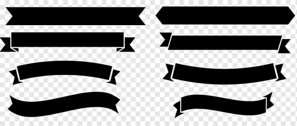 Лента черно белая