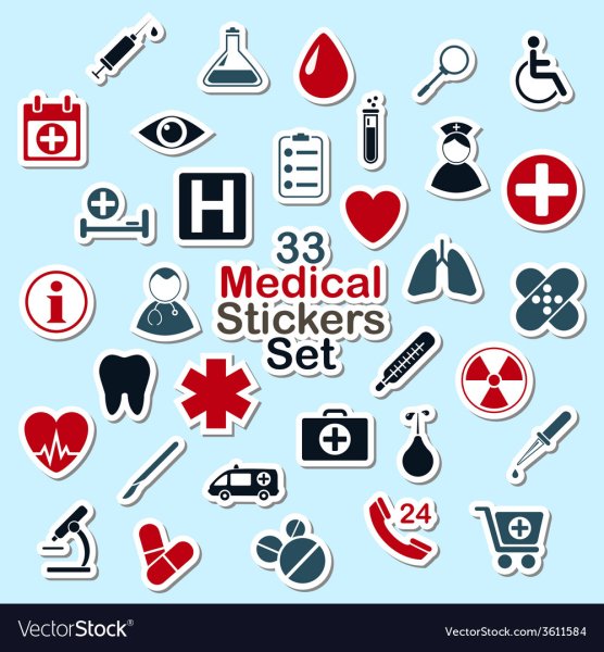 Наклейки медицина