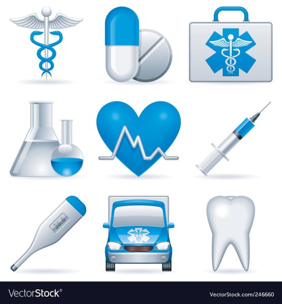Пиктограммы на тему медицины
