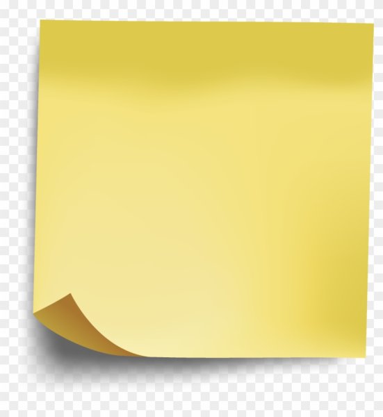 Желтая бумажка