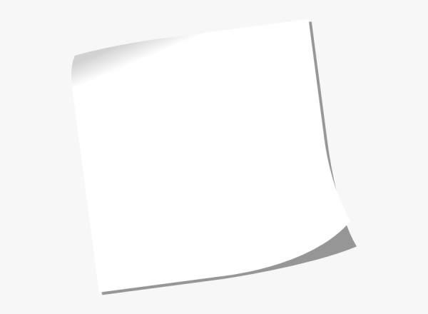Белый листок бумаги