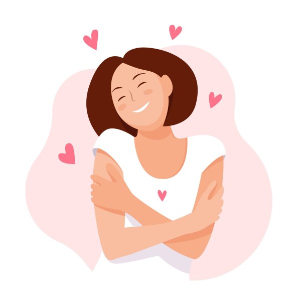 Любовь к себе иллюстрация