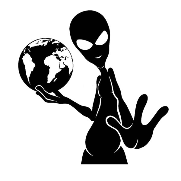 Силует инопланетянена