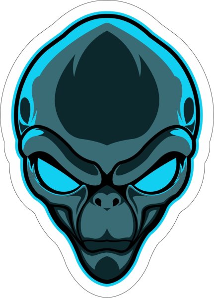 Стикер голова