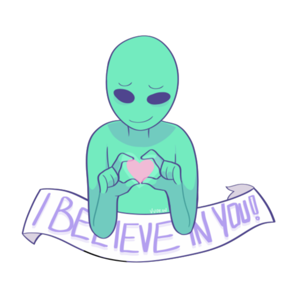 BRB скоро вернусь инопланетянин PNG