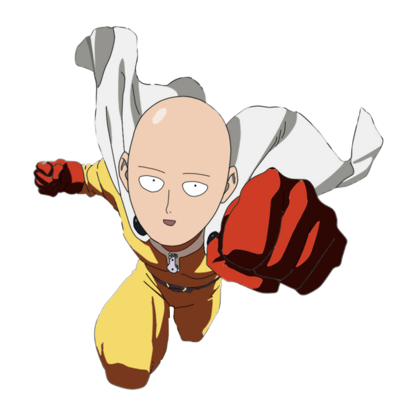 Сайтама на прозрачном фоне