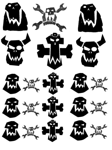 Символ орков вархаммер 40к