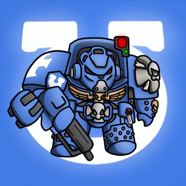 Ультрамарины Warhammer 40000 эмблема