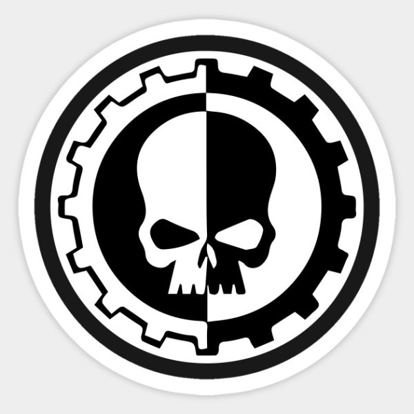 Warhammer 40000 adeptus Mechanicus символ