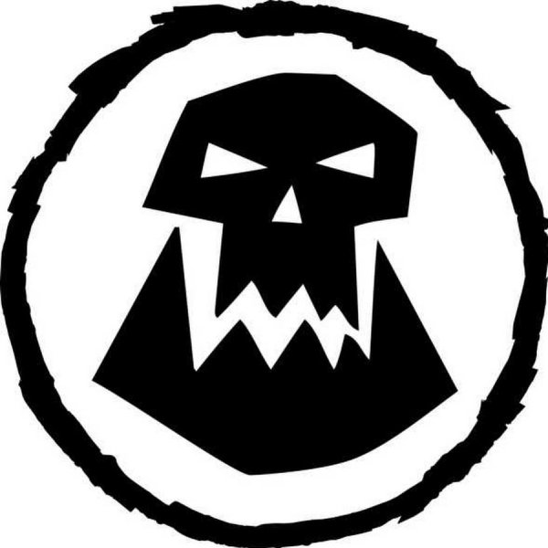 Эмблема орков Warhammer 40000