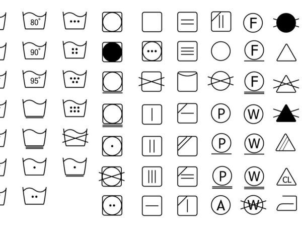 Набор иконок для стирки