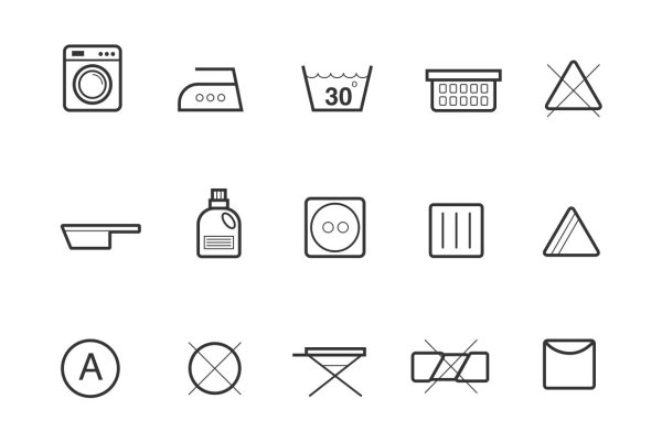 Значок прачечной