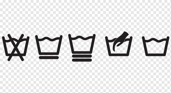 Значки для стирки без подписи