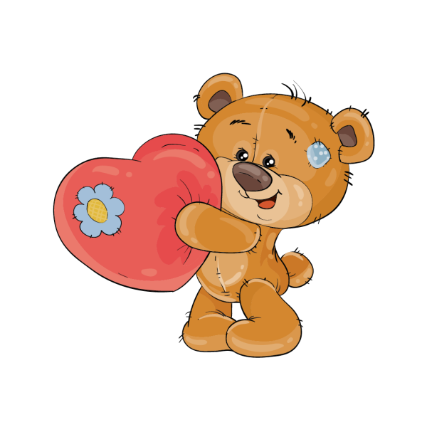 Медвежонок мультяшный