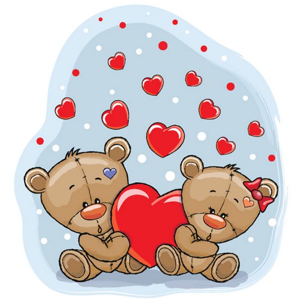 Мишка с сердечком