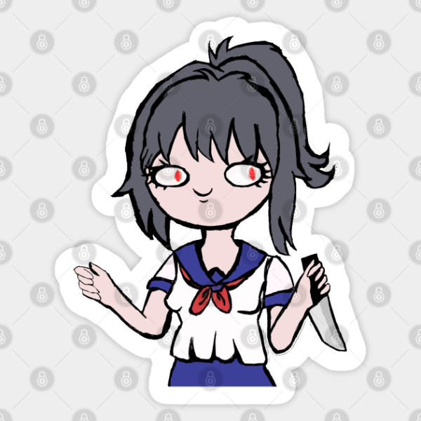 Стикеры Яндере симулятор