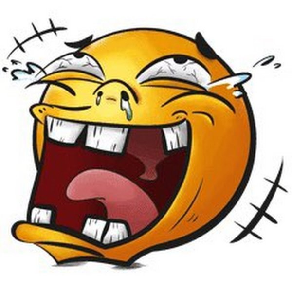 Смеющийся стикер