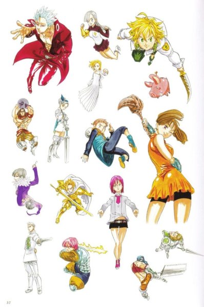 Аниме семь смертных грехов мини