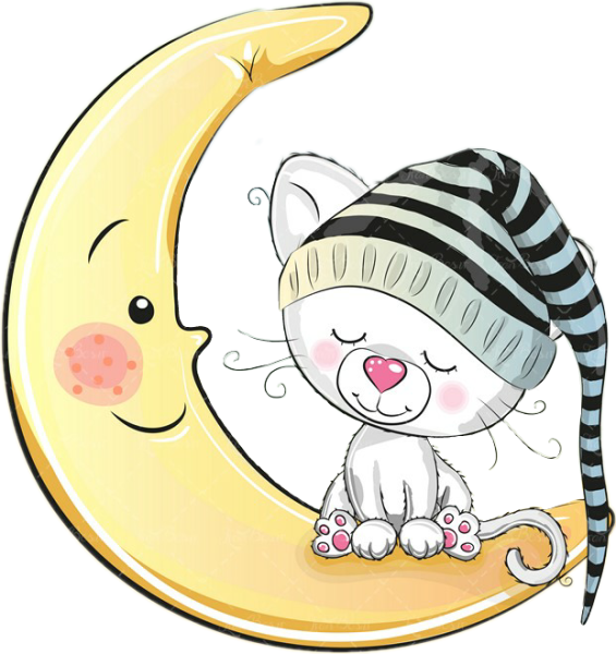 Ребенок спит на Луне