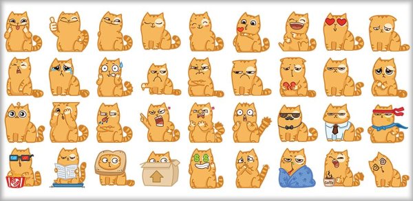 Стикеры. Кот