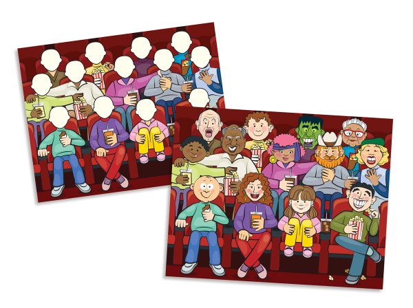 Наклейки для лица детям