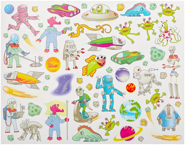 Набор стикеров "океан"