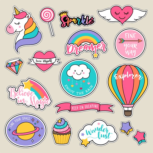 Стикеры для личного дневника спорт