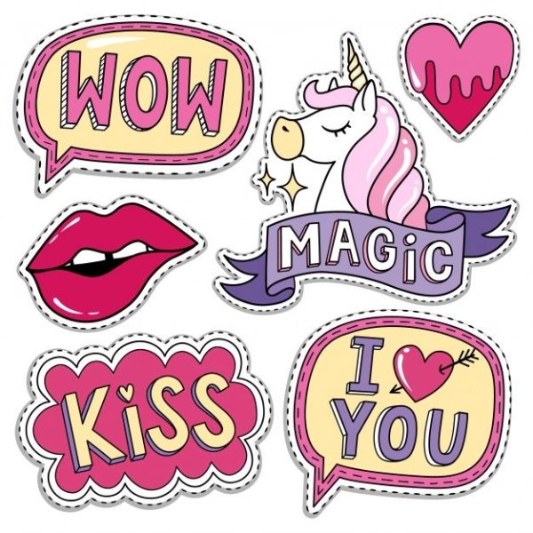 Наклейка девочка