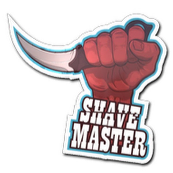 Черно белые наклейки из КС го