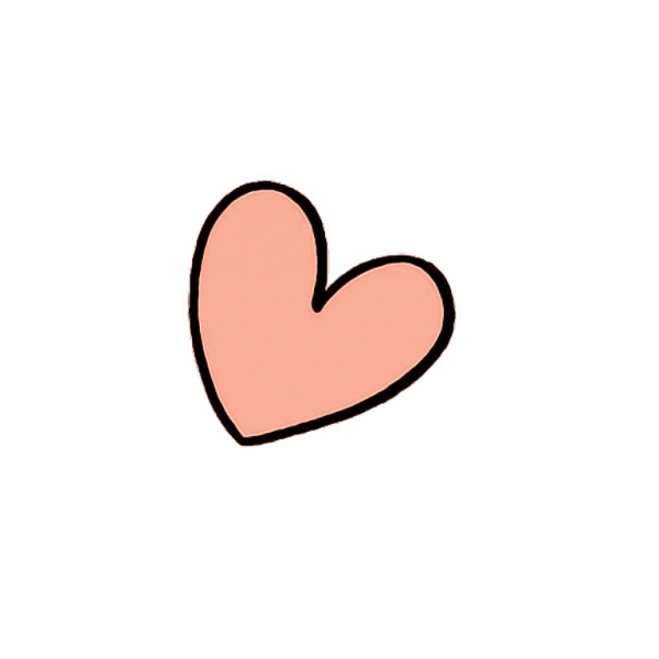 Милые сердечки на прозрачном фоне