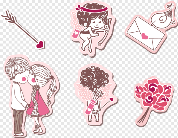 Наклейки любовь