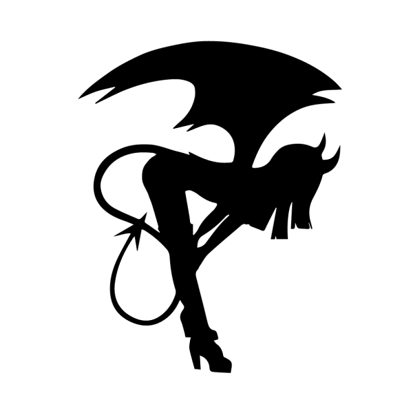 Силуэт демона