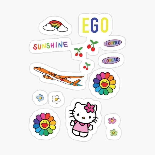 Наклейки в стиле инди КИД