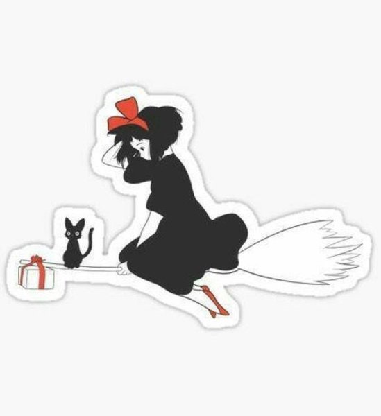 Наклейки ВЕДЬМИНА служба доставки