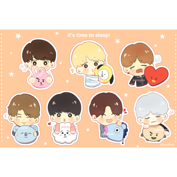 Милые Стикеры БТС