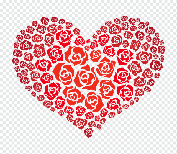 Сердечки для печати