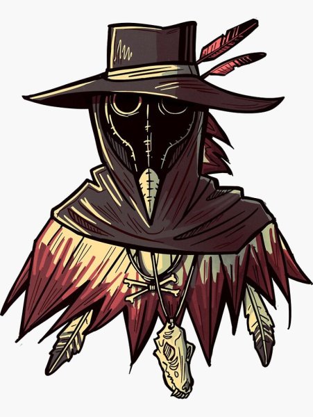 Чумной доктор маска арт