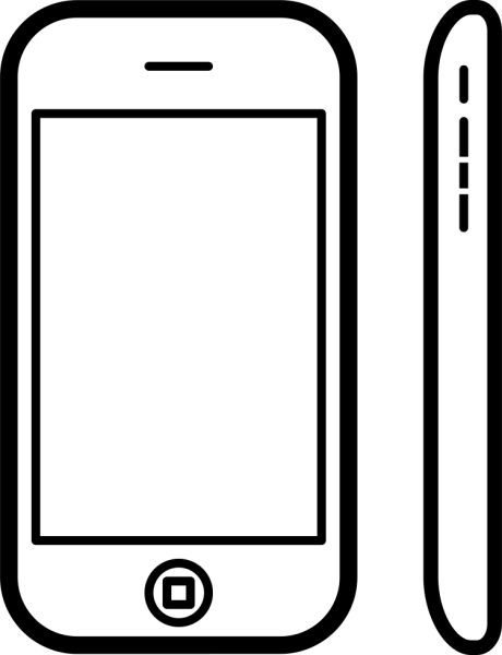 Смартфон векторный рисунок