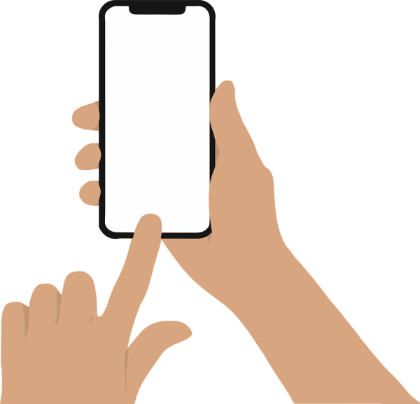 Значок телефона для визитки