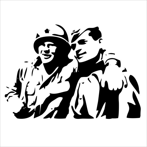 Силуэт советского солдата