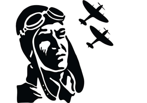 Советский летчик вектор