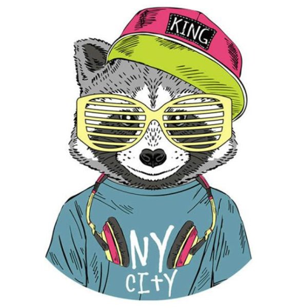 Бейсболка с енотом